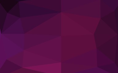 Fototapeta premium Dark Pink vector blurry triangle texture. A completely new color illustration in a vague style. New texture for your design.