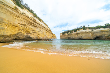 Protected bay in Loch Ard Gorge.