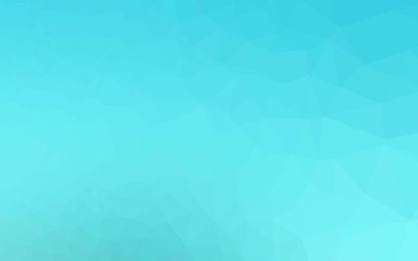Light BLUE vector low poly cover. An elegant bright illustration with gradient. Polygonal design for your web site.