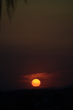 Fotografias do por do sol de Minas  Gerais .