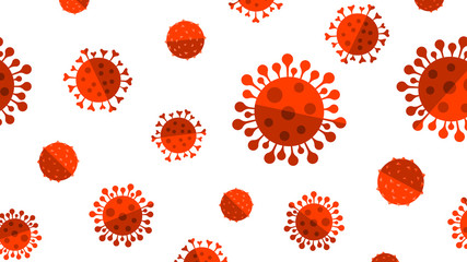 Coronaviruses background virus disease theme