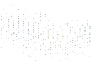 Light Multicolor, Rainbow vector cover with polygonal style.