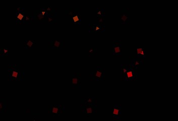 Naklejka na ściany i meble Dark Red vector backdrop with lines, circles, rhombus.