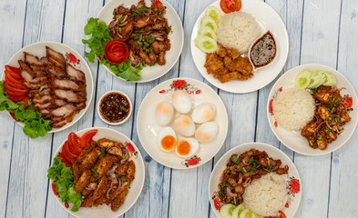 Thai Food Mixed Sets 10