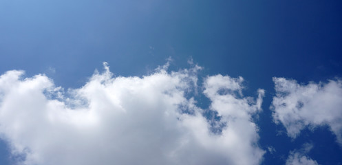 Clouds with blue sky ,  textures , Nature background