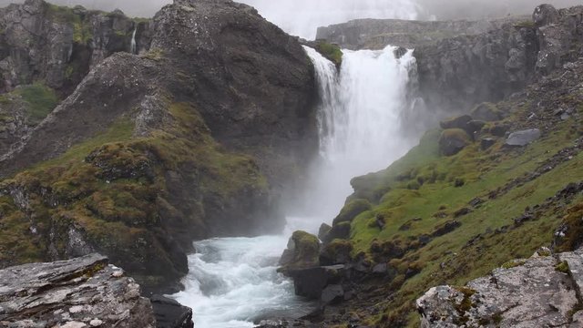 Waterfall In Iceland