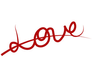 love typography hand written