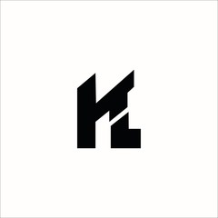 letter KL logo vector