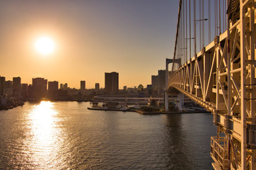 Obraz premium Tokyo Bay Sunset