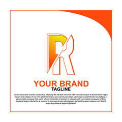 logo for company logo letter R, initial R