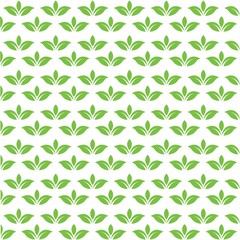 seamless leaves background vector illustration