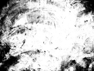 Abstract dirty and scratch grain framing. Dust particle and grain texture. Dirt overlay effect use...