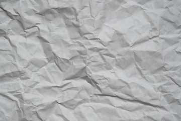 Gray or grey color texture of recycle crumpled paper, can be use as abstract background, wallpaper, webpage, copy space for text.