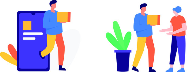 blue and yellow paint splashes on white background