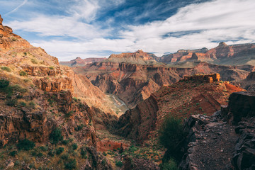 Grand Canyon hiking trail in Arizona