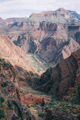 Grand Canyon hiking trail in Arizona