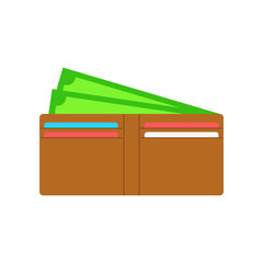 The best Wallet icon, illustration vector. Suitable for many purposes. 