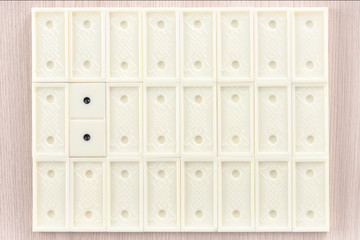 Vintage domino patterns background image