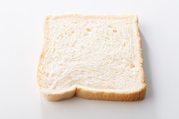 Bread on table background