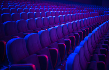 Naklejka premium empty auditorium with seats
