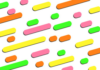Colorful and Beautiful Abstract Geometric Shape Illustration for Background Template