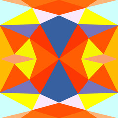 Abstract seamless colourful pattern geometric backgrounds vector design