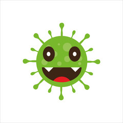 A virus that destroys the body's immunity and causes illness, which is the spread of the virus,Virus.Computer,microbiology concept. Disease germ, pathogen organism, infectious micro virology.