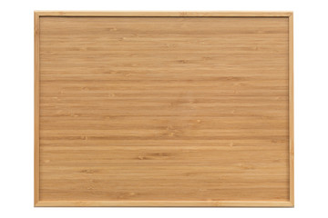 Pattern of Bamboo products that have been processed into trays for use in the kitchen. Nature bamboo board for design backdrop wallpaper tiled floor. Japanese style.