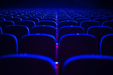 Obraz premium empty auditorium with seats