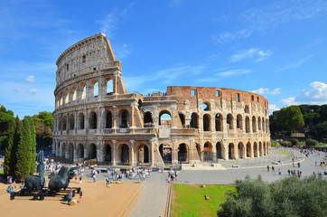Obraz premium landmark of Rome Colosseum in italy