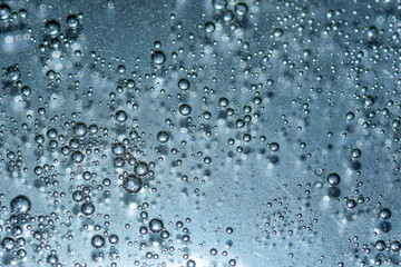 Oil bubbles on colourful background 