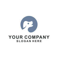 dog company logo vector