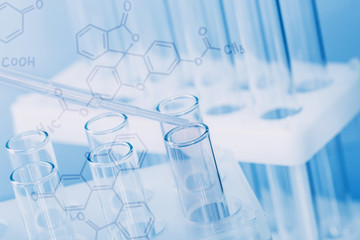 A pipette that adds fluid to one of several tubes. Lab tests