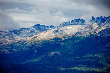 Of The Beagle Channel. Andes.
 Like the Strait of Magellan, the Beagle Strait is located between Tierra del Fuego and Antarctica. The Strait is bordered to the Northwest by the Cordillera - Darwin mou