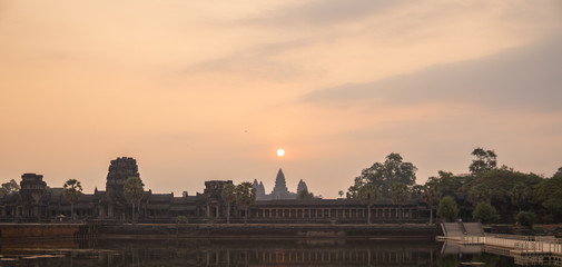 Morning at Angkor Wat Temple Siem Reap