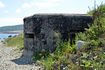 old military building in Russia