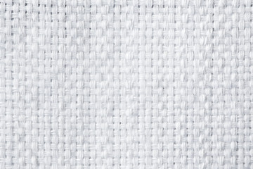 close up of white Fabric plaid texture. Geometric background