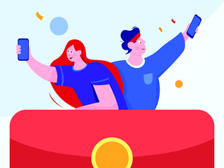 business man with money