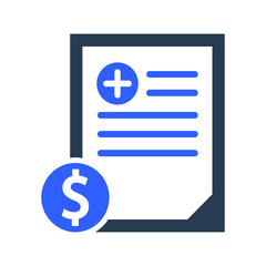 Medical Bill Icon