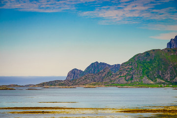 Fototapeta premium Seascape on Andoya island Norway