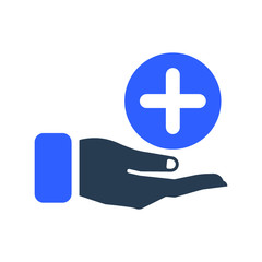 Fototapeta premium Healthcare Sign icon