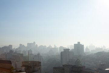 São Paulo in the morning light, Bela Vista São Paulo, Brasil 