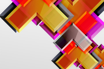 Metal arrow shape background. Abstract geometric background with 3d effect composition For Wallpaper, Banner, Background, Card, Book Illustration, landing page