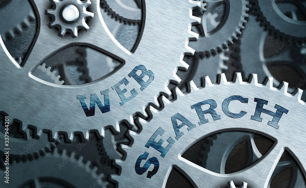Poster text sign showing web search. business photo showcasing software system designed to search for infor