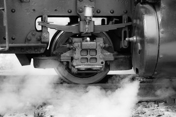Close-up Of Smoke Emitting From Train