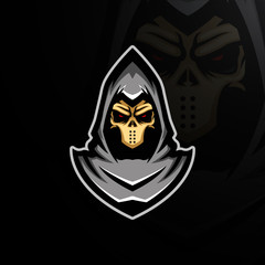 Reaper Skull esports logo gaming