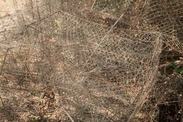 Fish traps of fishermen in Thailand