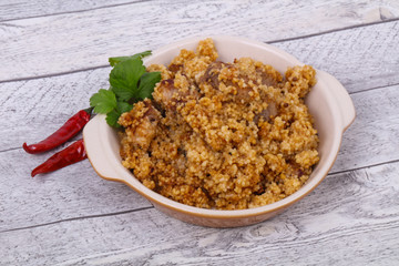 Couscous with meat