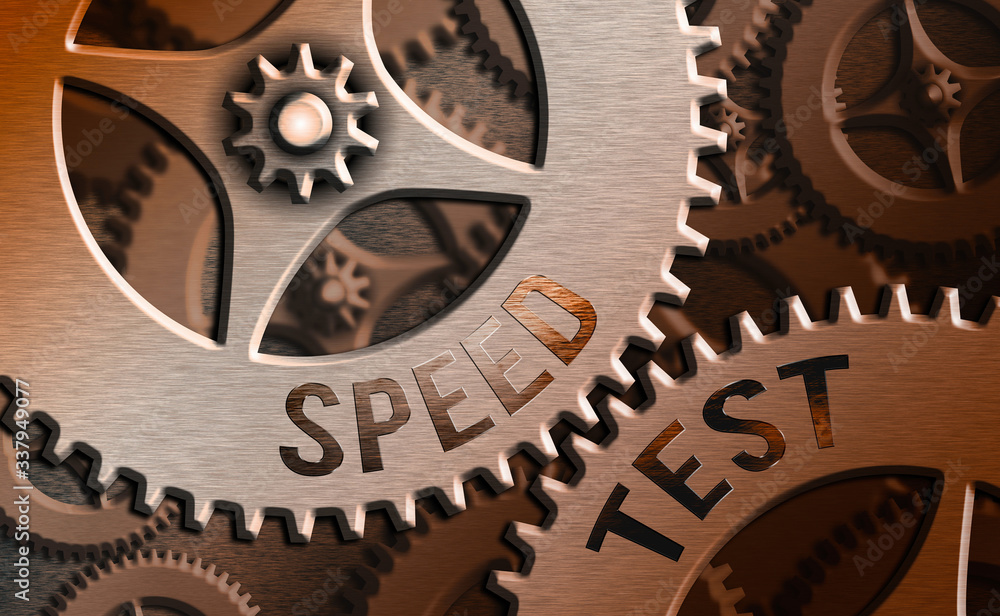 Poster text sign showing speed test. business photo text psychological test for the maximum speed of perfor