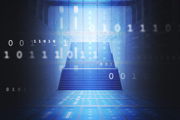 Digital HUD interface in data center